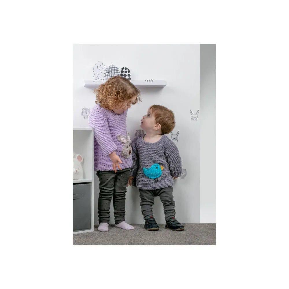 James C Brett Kids Chunky Knitting Pattern JB832