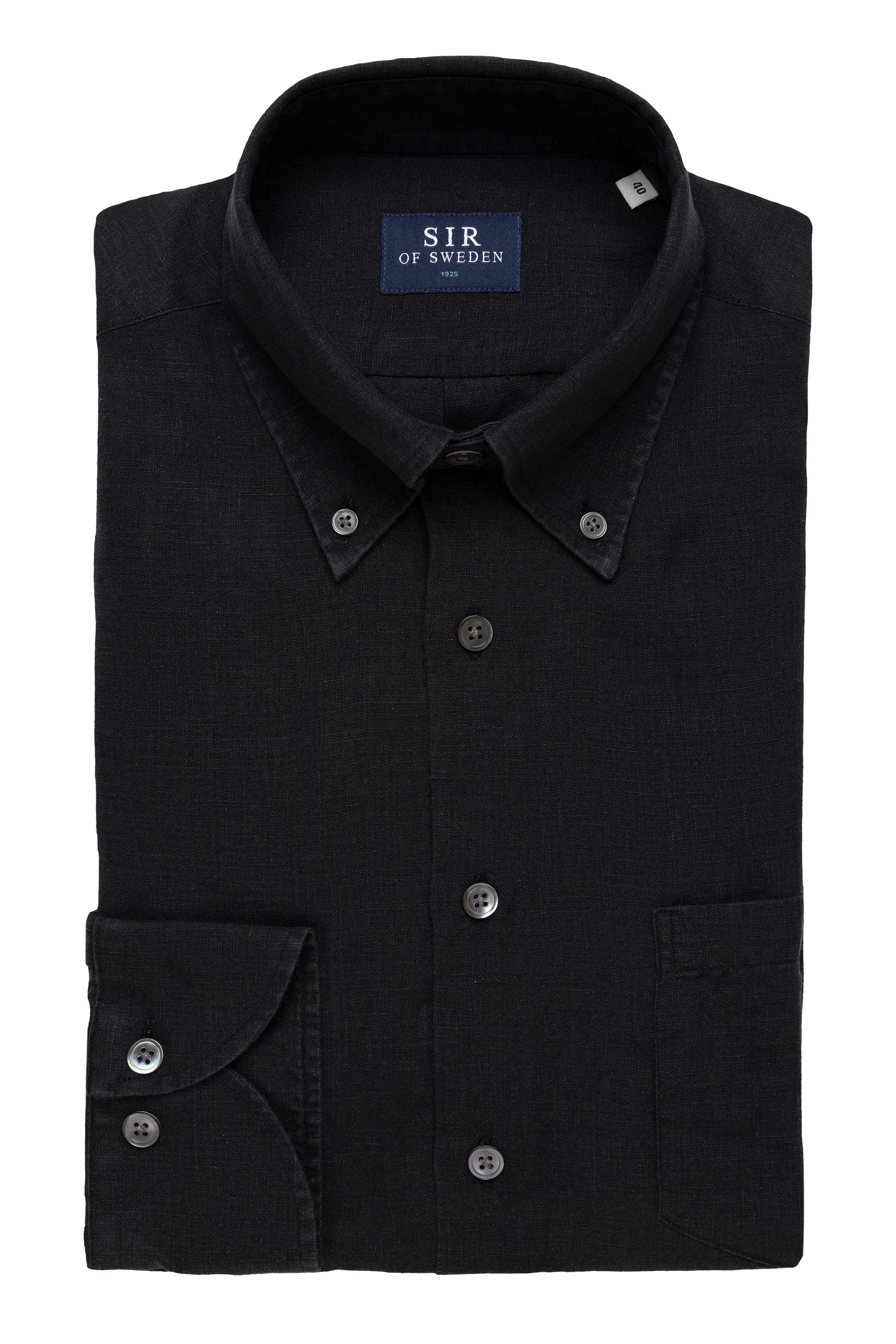 Jerry Black Linen Shirt