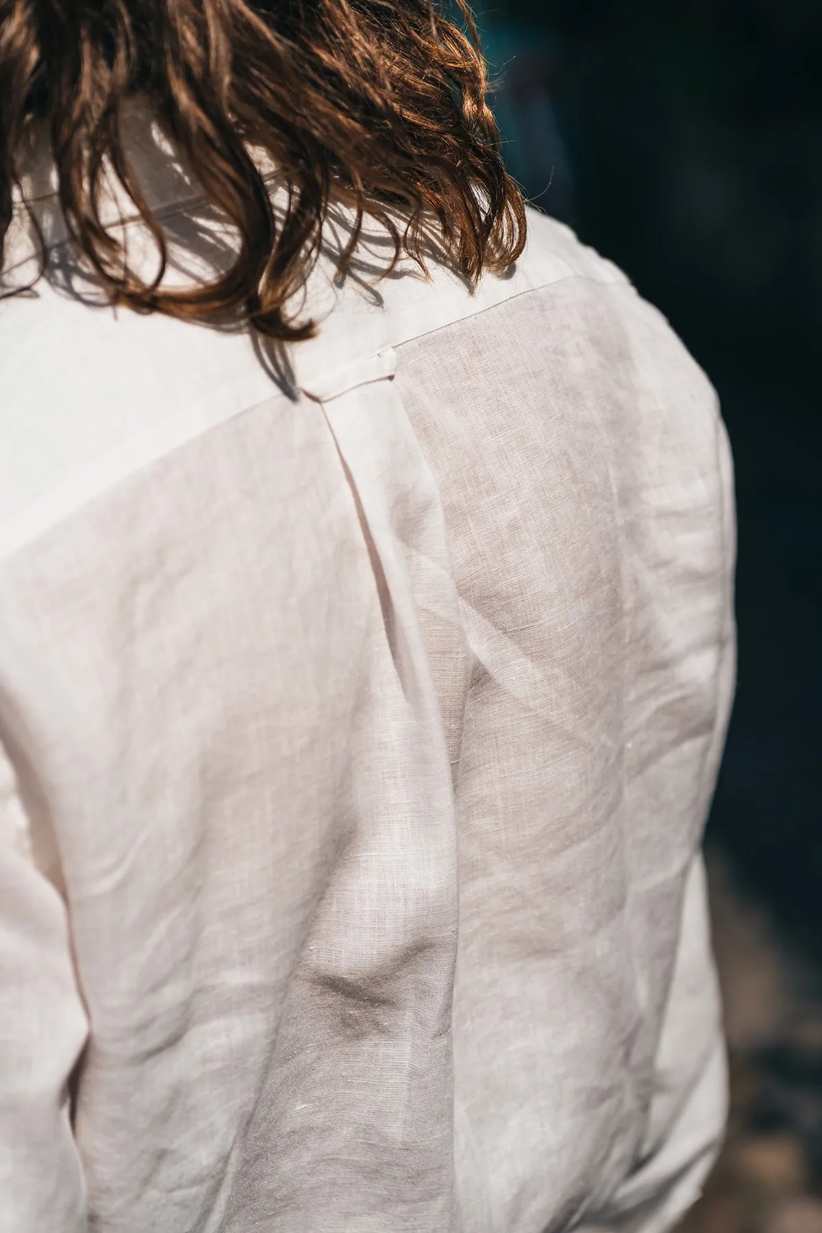 Jerry White Linen Shirt