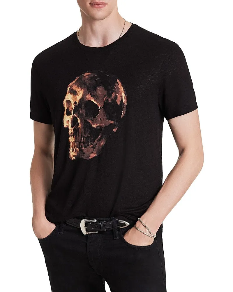 John Varvatos Mens Regular fit Short Sleeve T-Shirt Shirt XXL Black