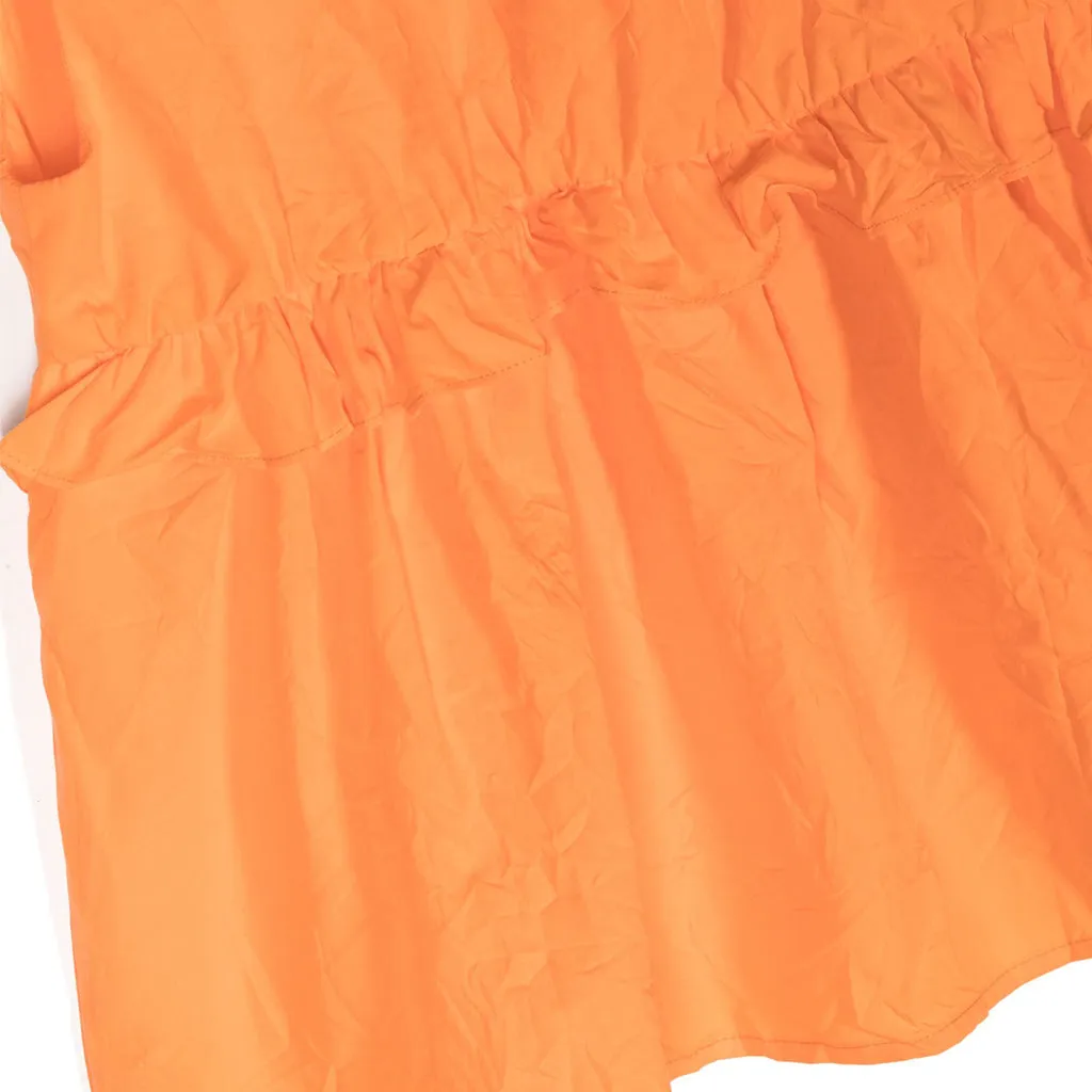 KINDRED Ruffle Trimmed Organic Cotton Blouse