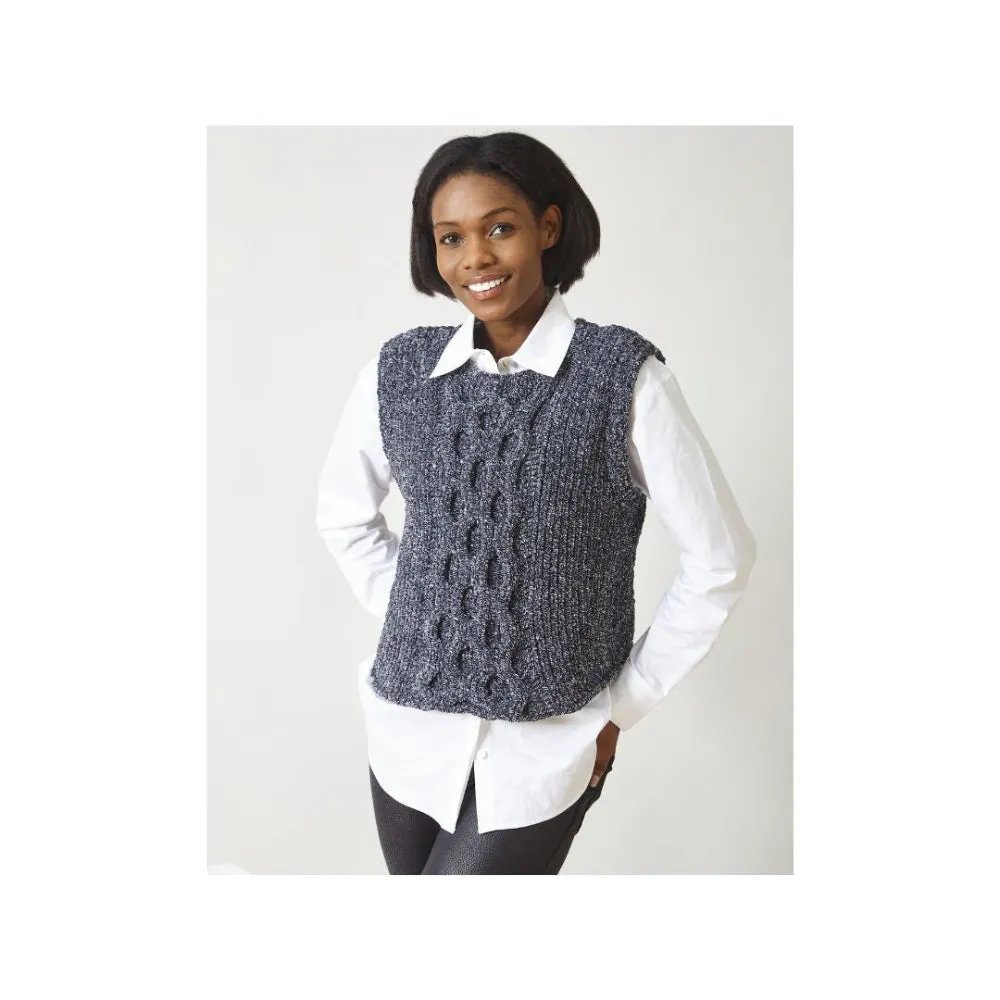 King Cole Yummy Tweed Knitting Pattern 6317