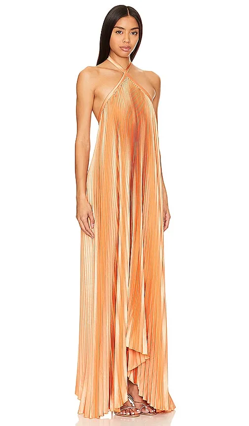 L'IDEE Desse Gown in Orange
