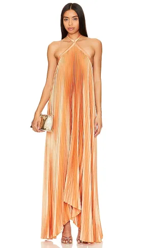 L'IDEE Desse Gown in Orange