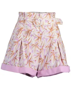 Lillian Floral Linen Shorts