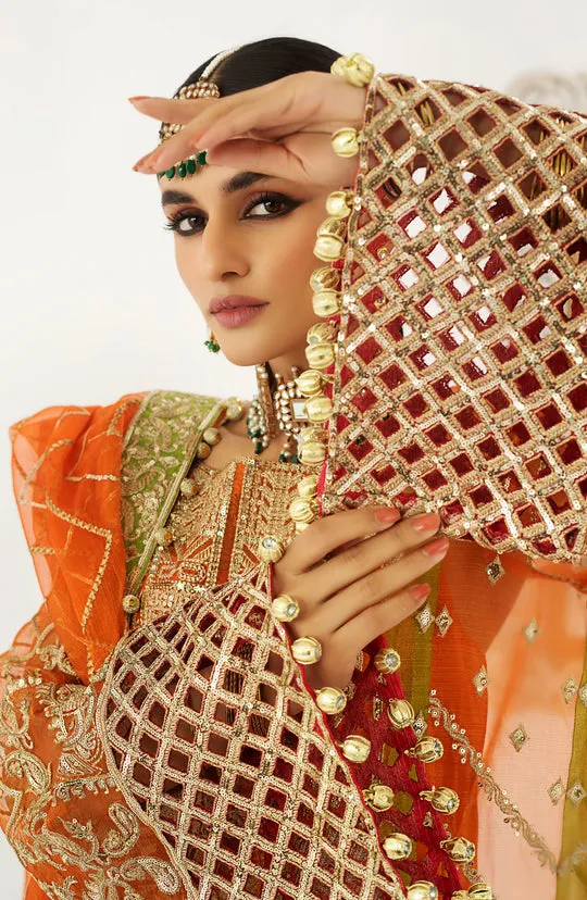 Long Kameez Trouser Dupatta Pakistani Wedding Dress