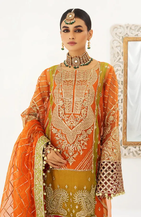 Long Kameez Trouser Dupatta Pakistani Wedding Dress