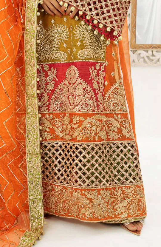 Long Kameez Trouser Dupatta Pakistani Wedding Dress