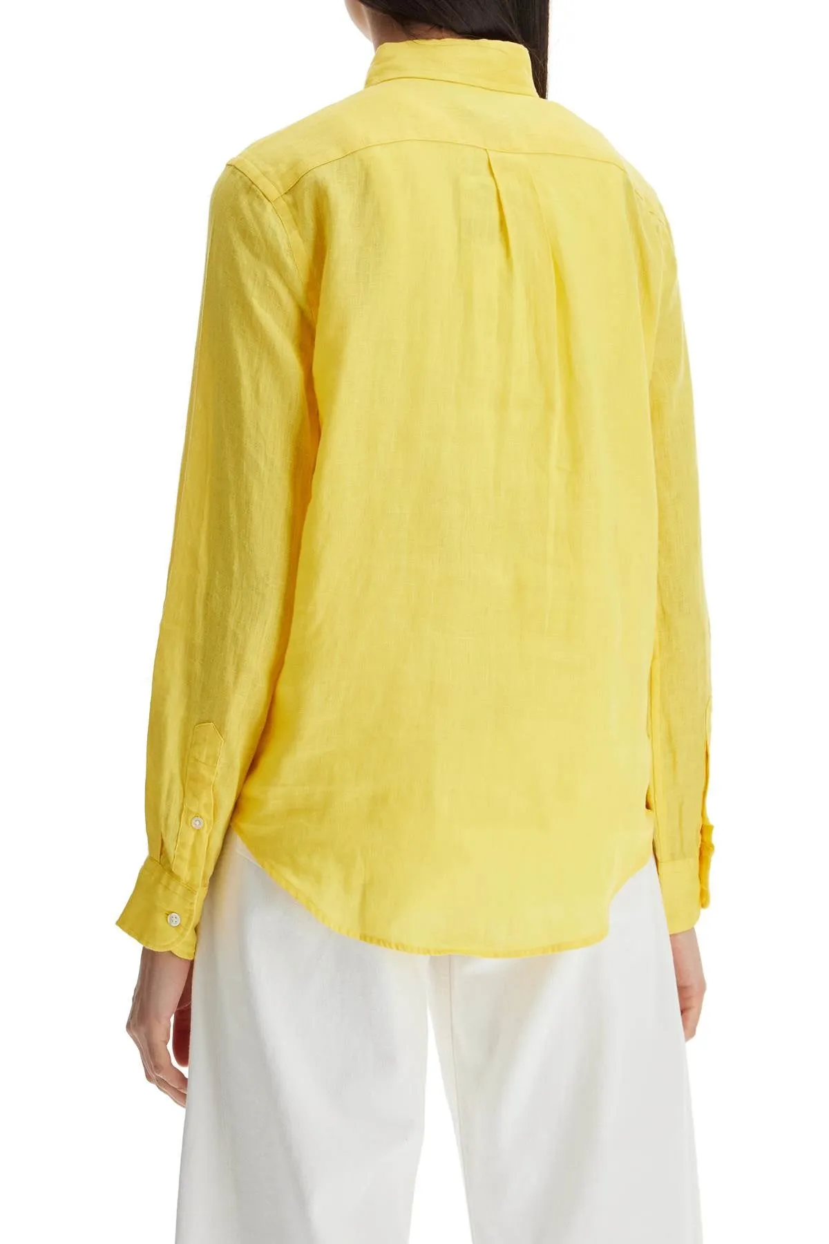 Long-Sleeve Linen Shirt