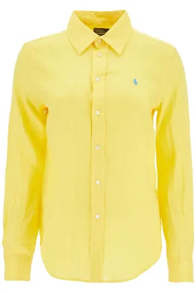 Long-Sleeve Linen Shirt