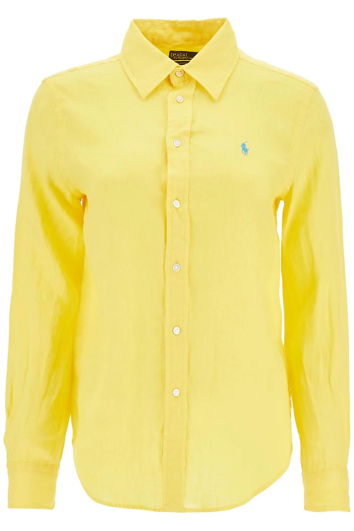 Long-Sleeve Linen Shirt