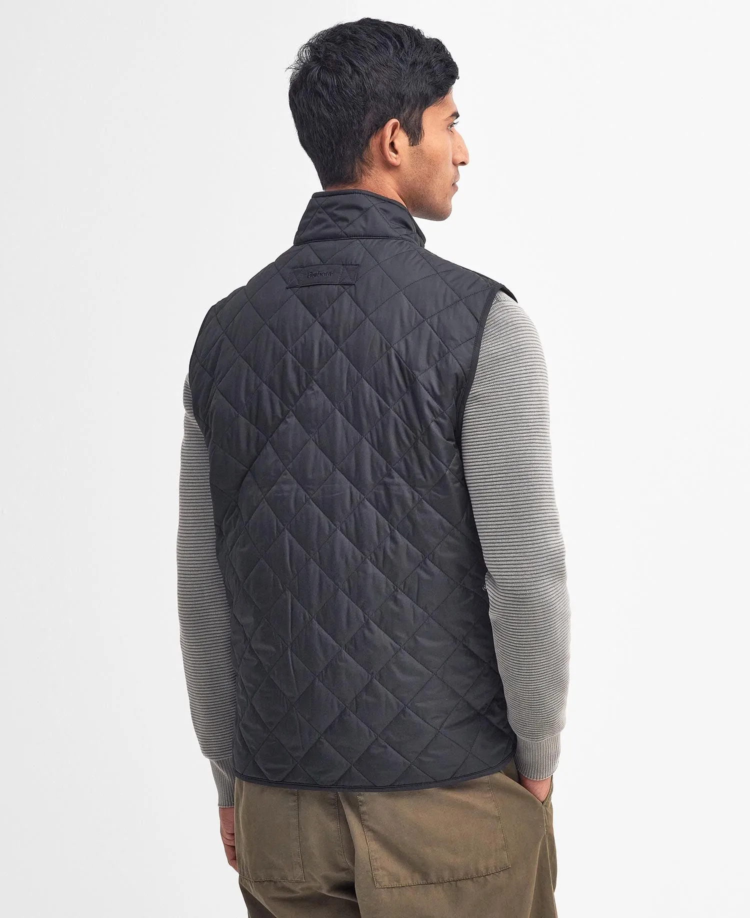Lowerdale Quilted Gilet-Navy