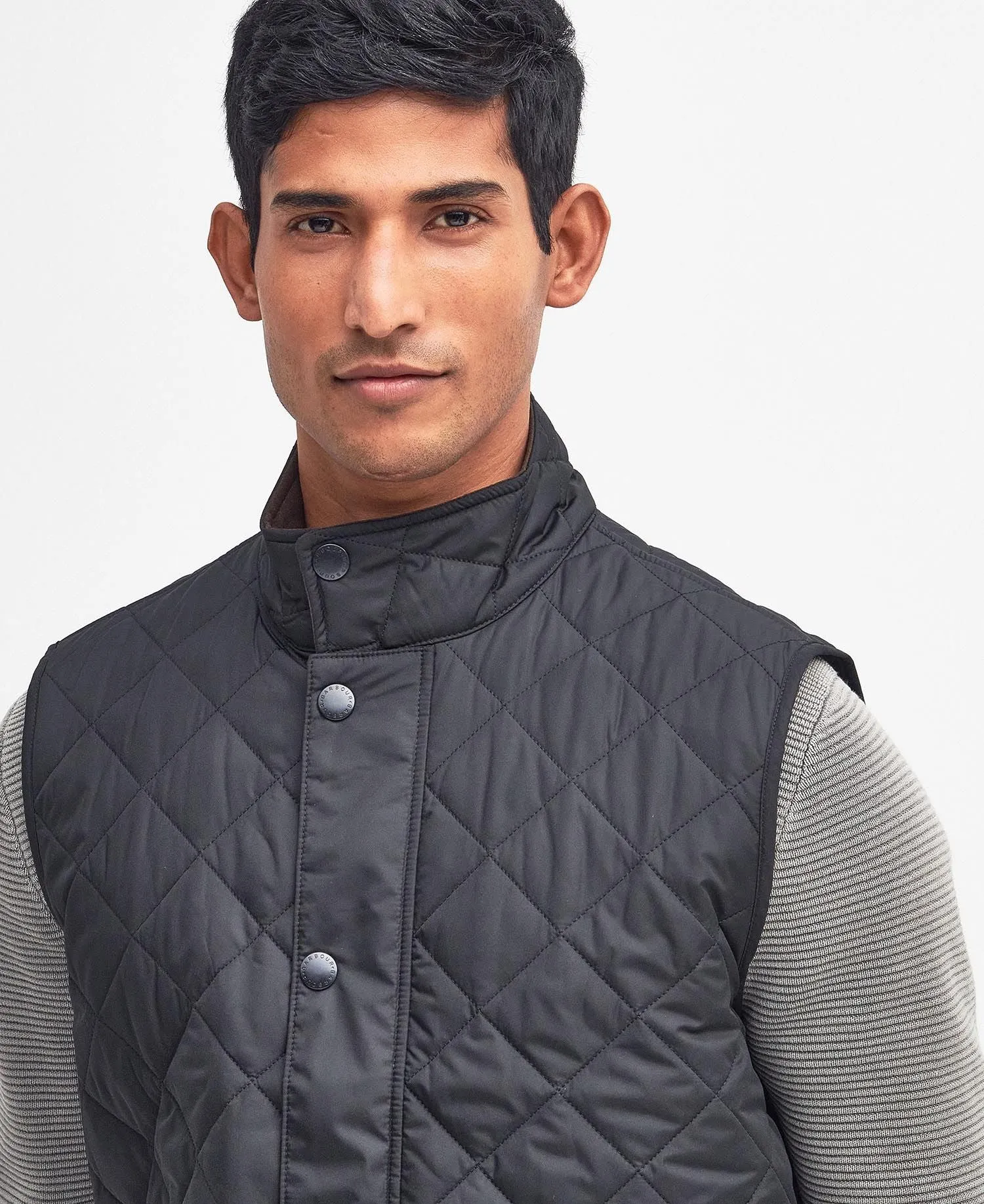 Lowerdale Quilted Gilet-Navy
