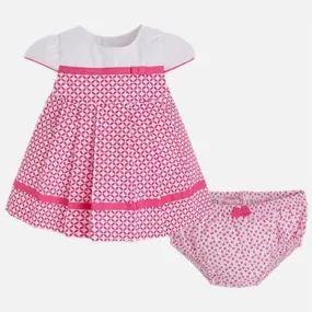 Mayoral Print Dress with Bloomers