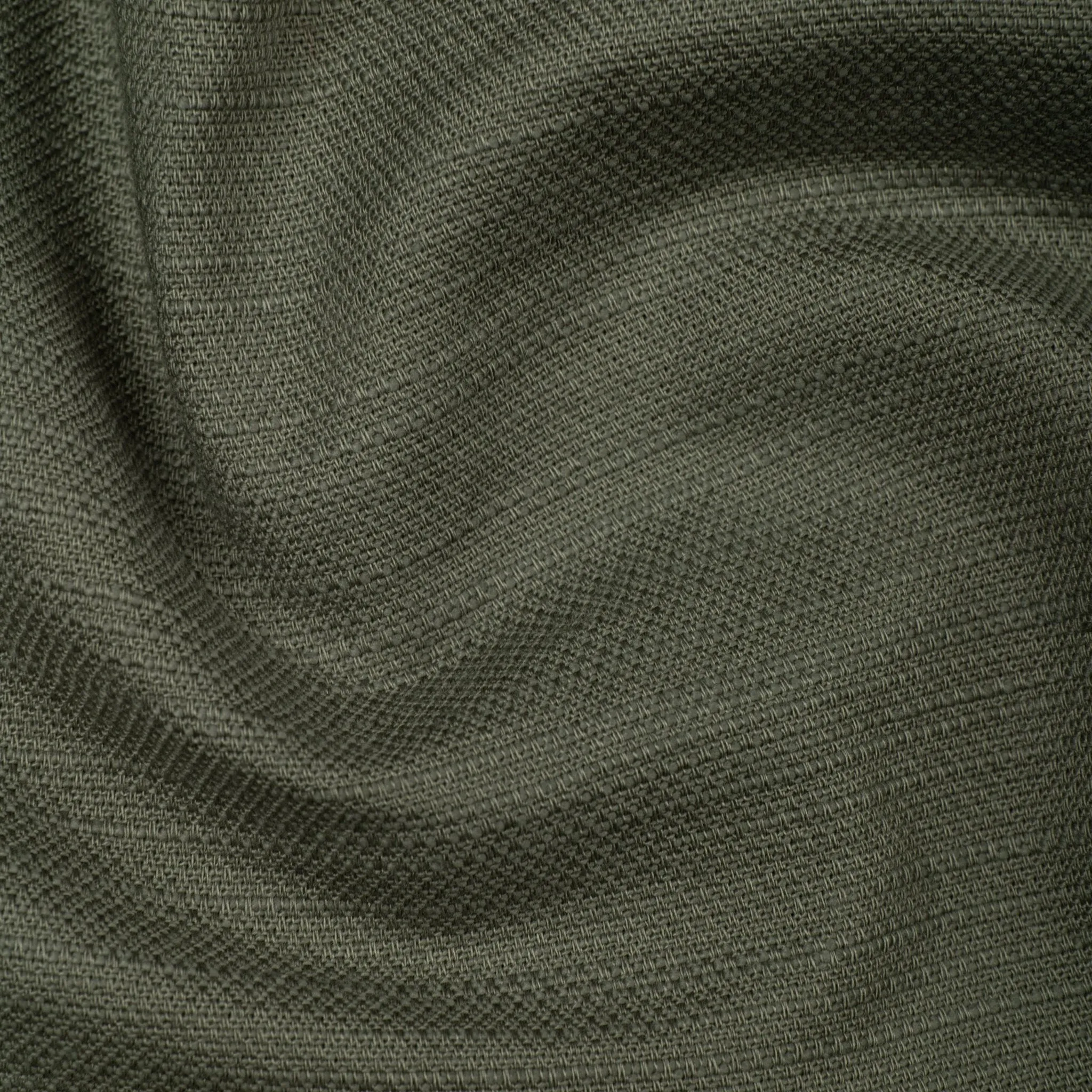 Mehndi Color Cotton Linen Shirt For Men