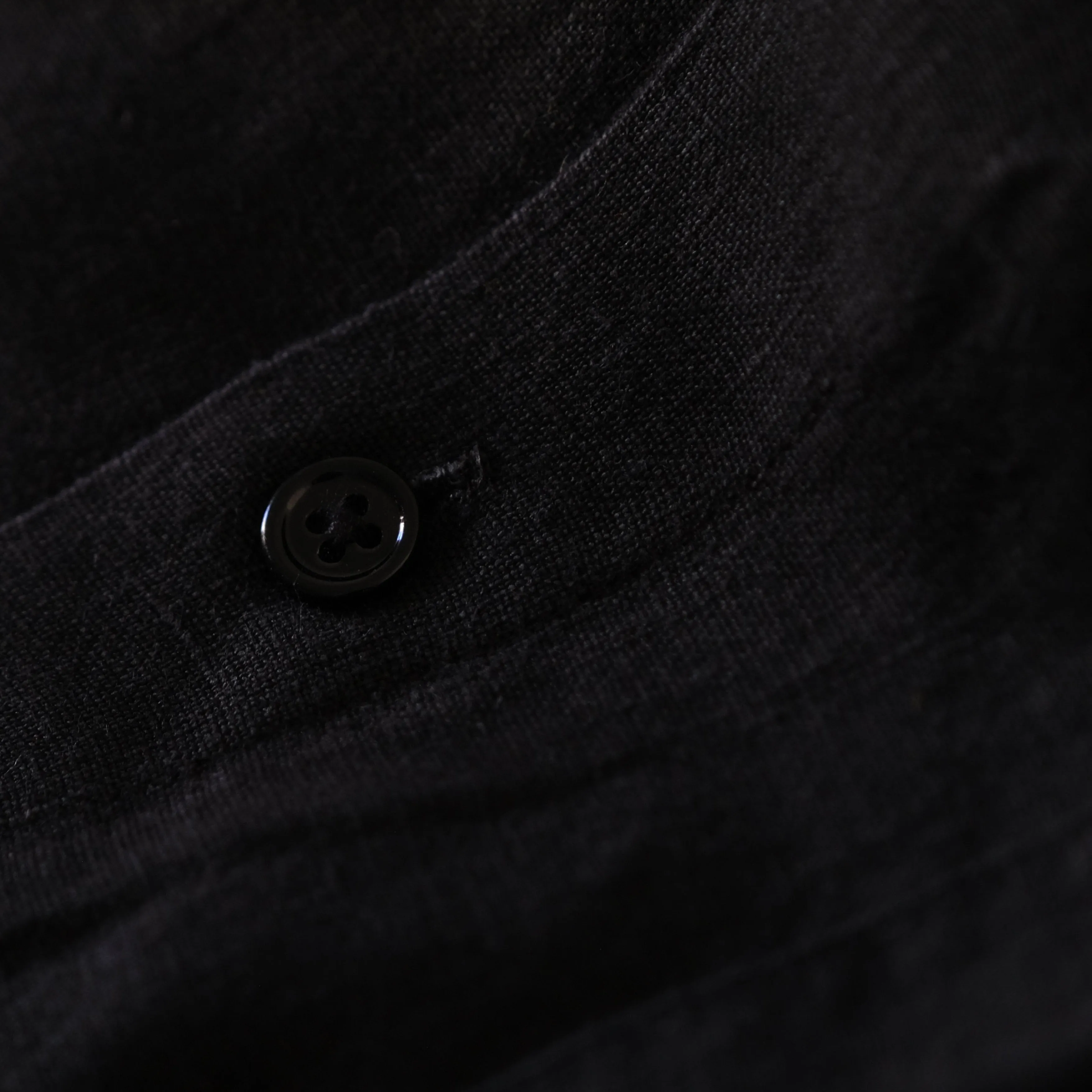 Men's Linen Shirt RAVEN in Black and Dark Colors