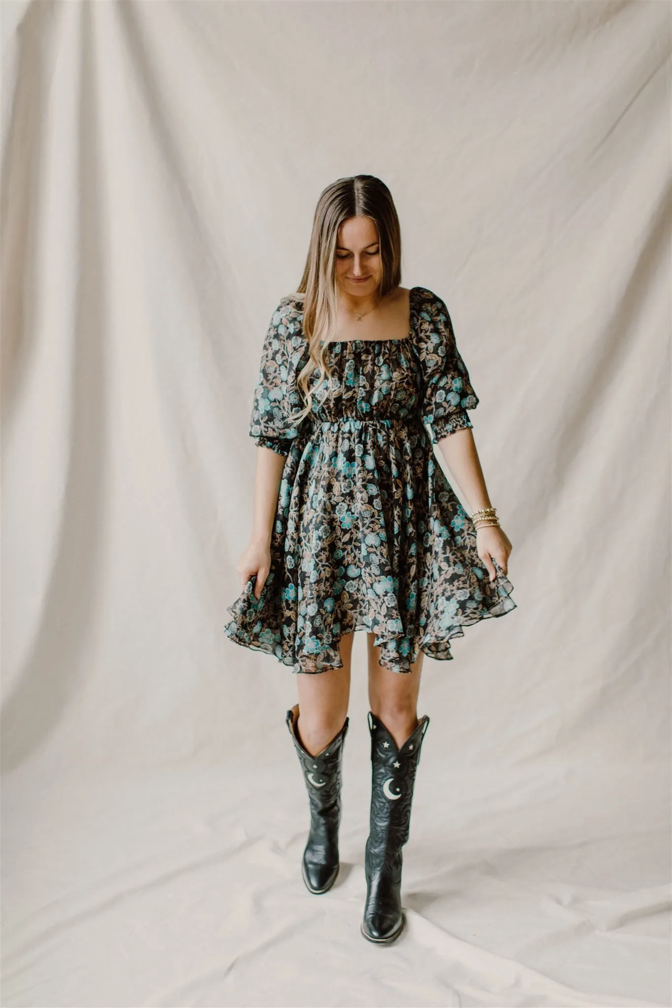 Misa - Ellie Dress in Goldleaf Floral