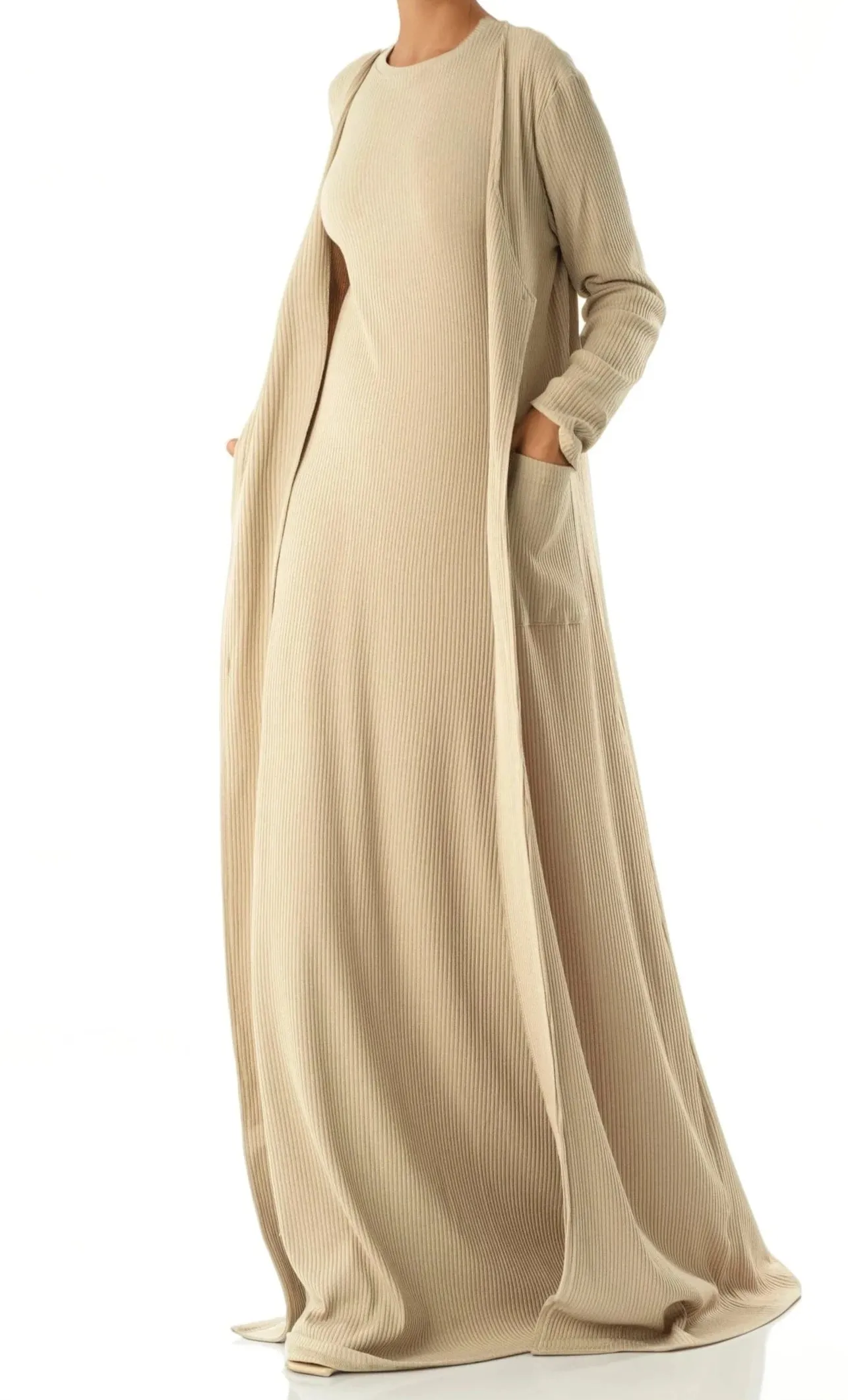 Nude unparalleled elegance matching set