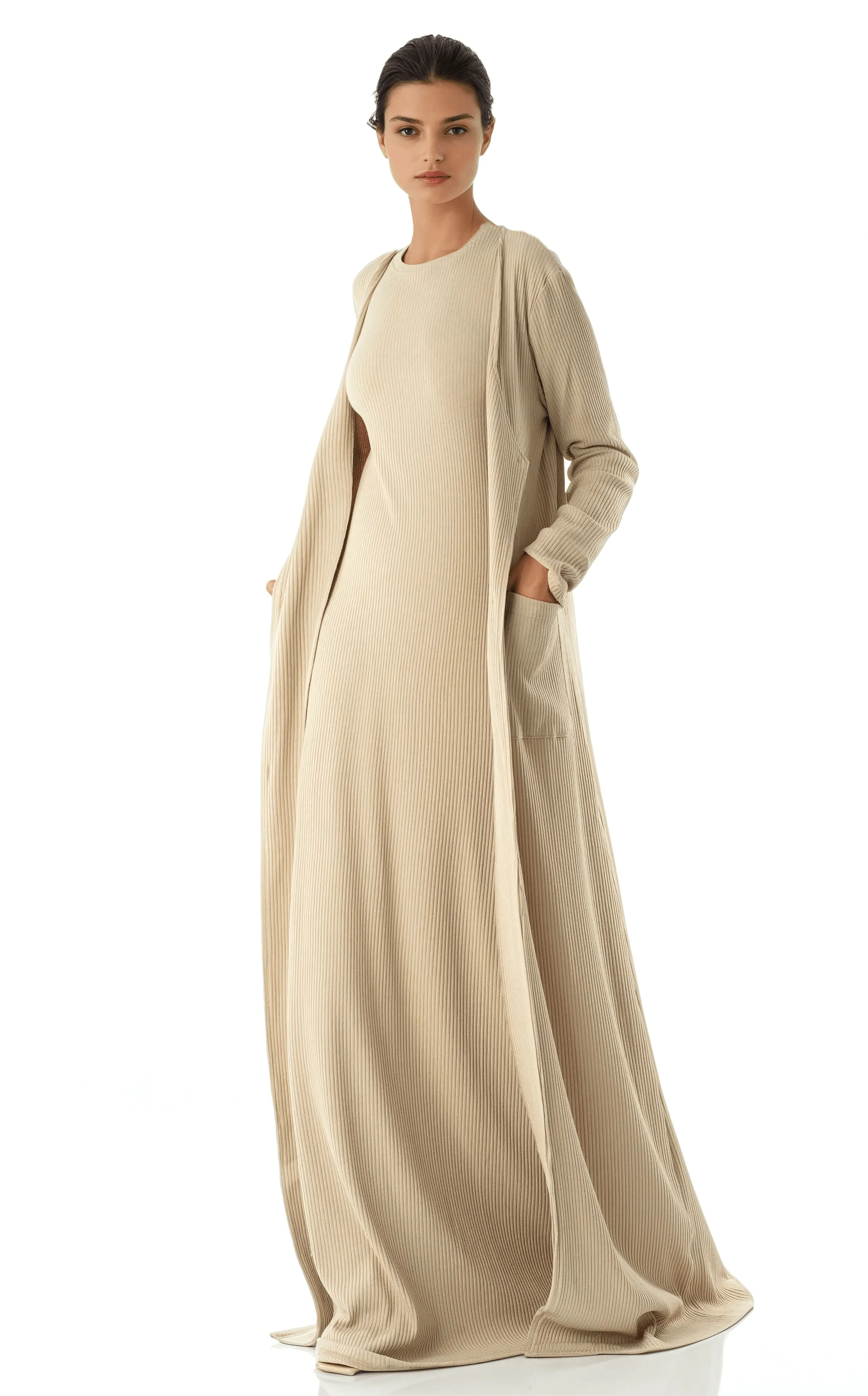 Nude unparalleled elegance matching set