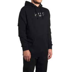 ORIGINAL LOGO TIGER CAMO PULLOVER // BLACK
