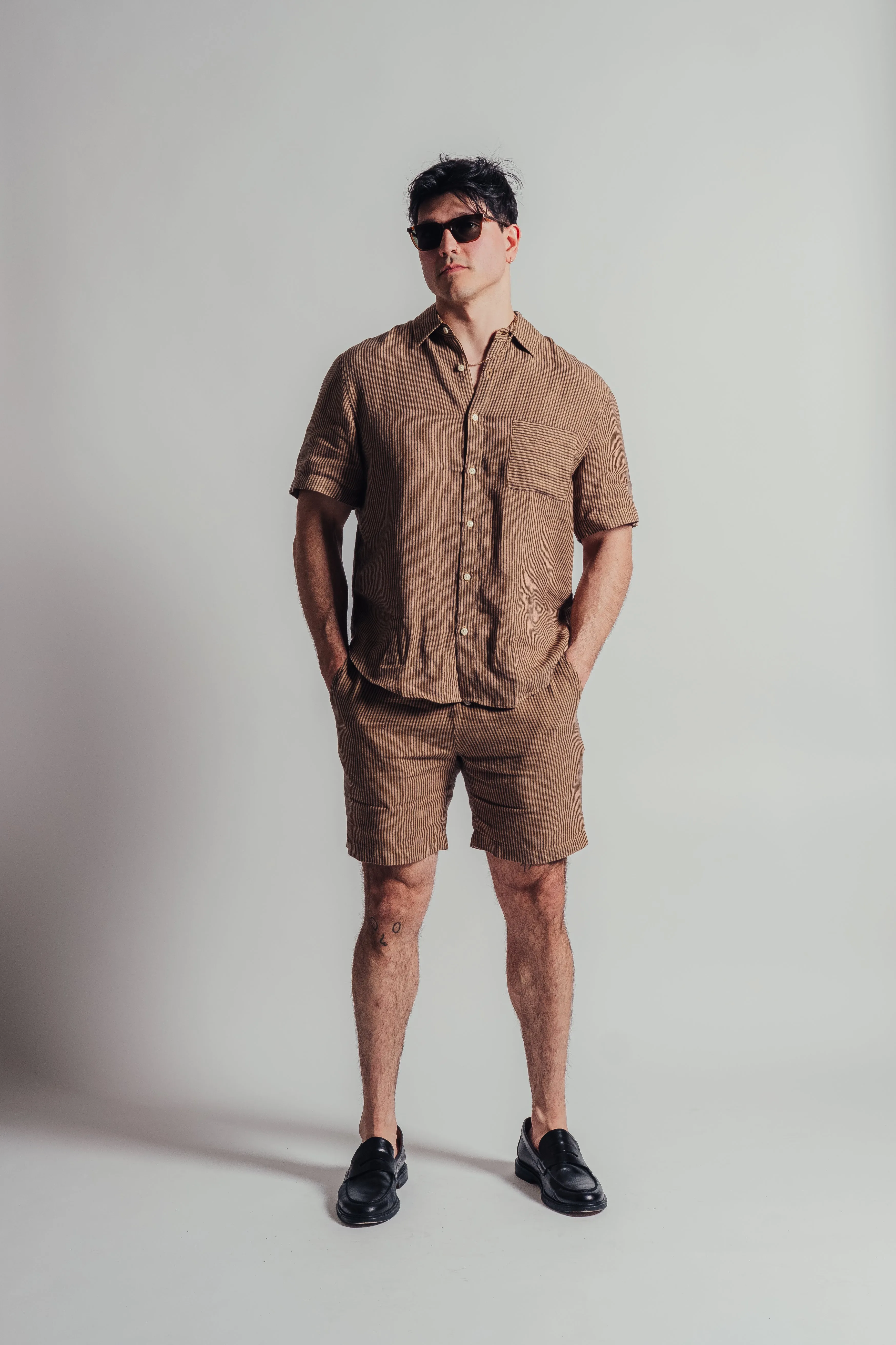 Overdye Chai Ola Short Sleeve Button Up
