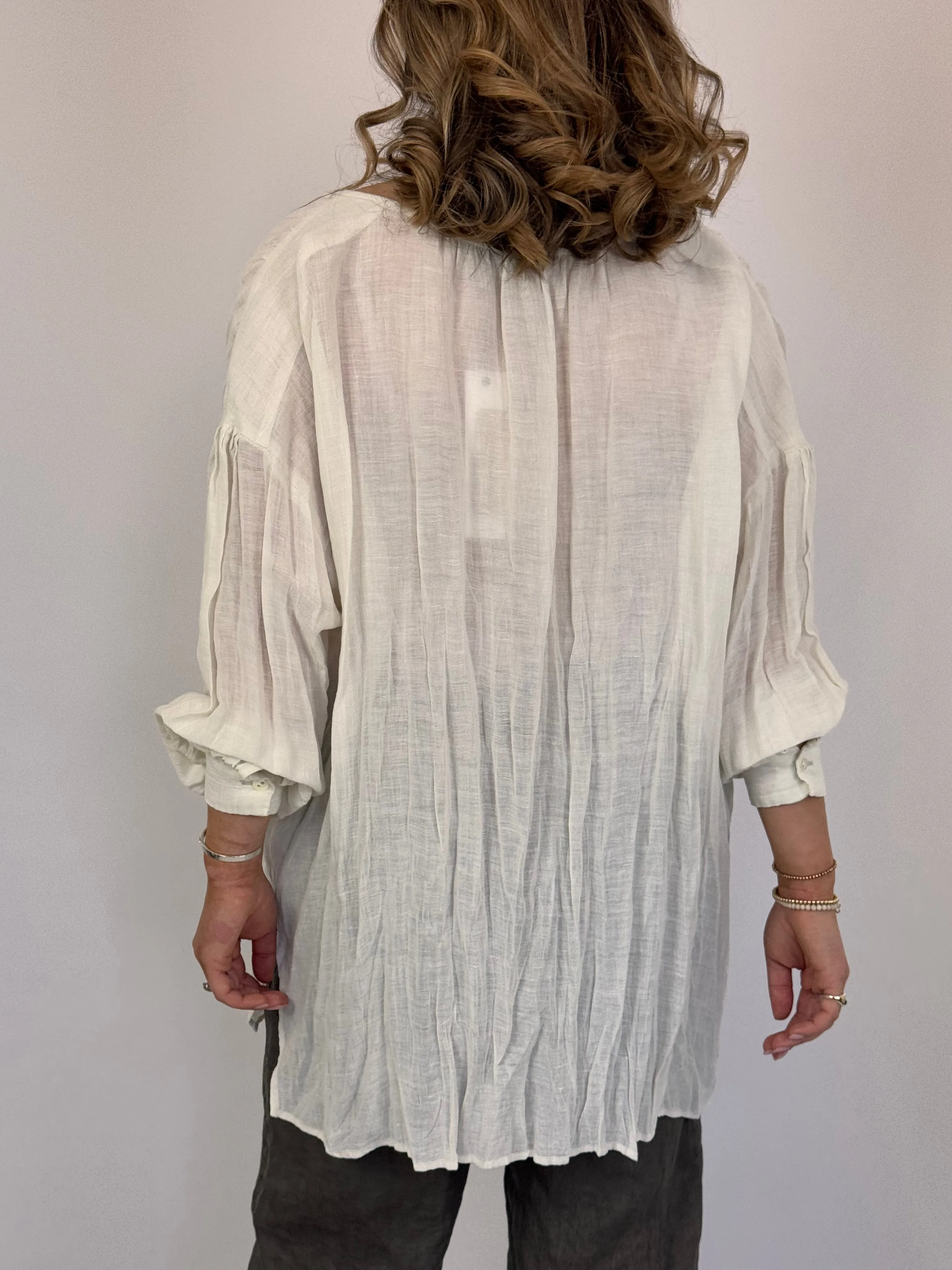 Pas De Calais 6630 Blouse Ivory