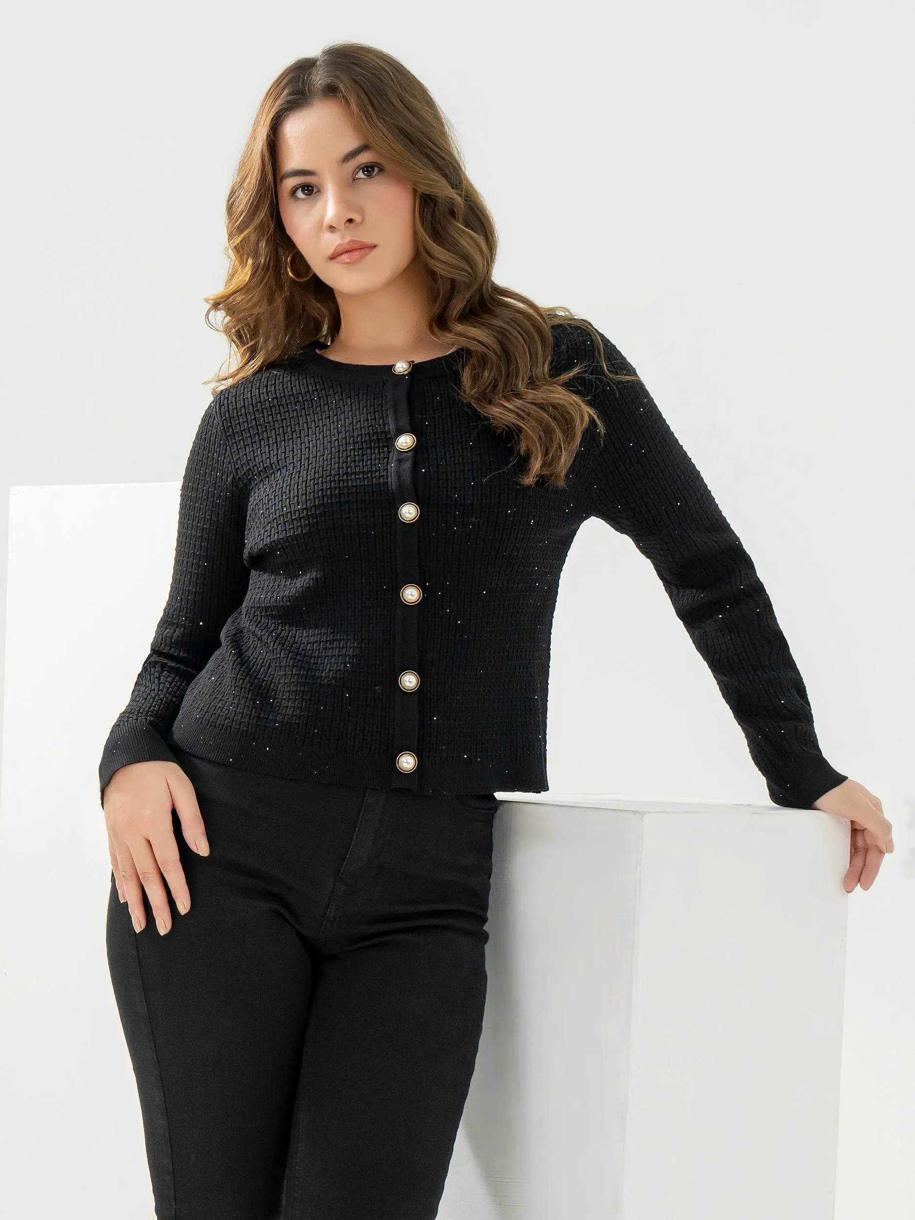 Patterned Woolen Sweater