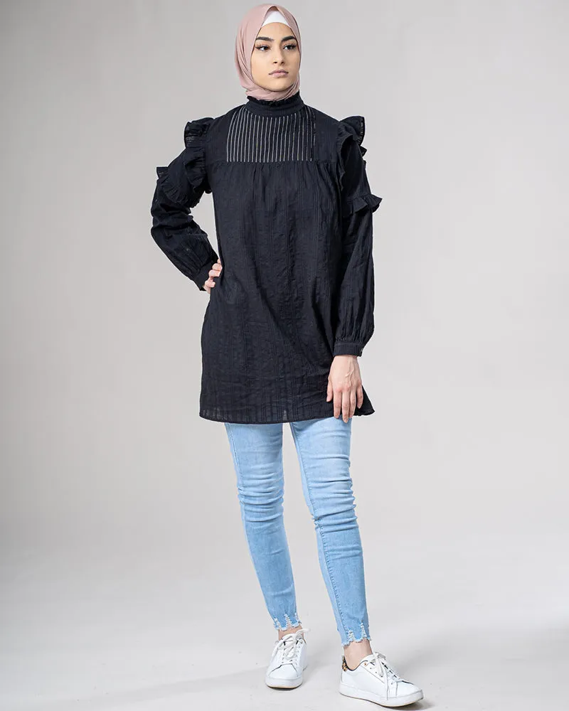Pleat Lady Blouse