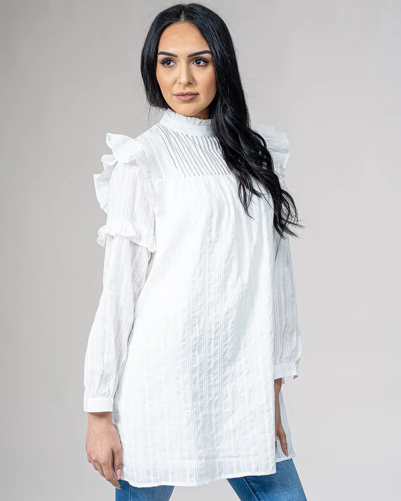 Pleat Lady Blouse