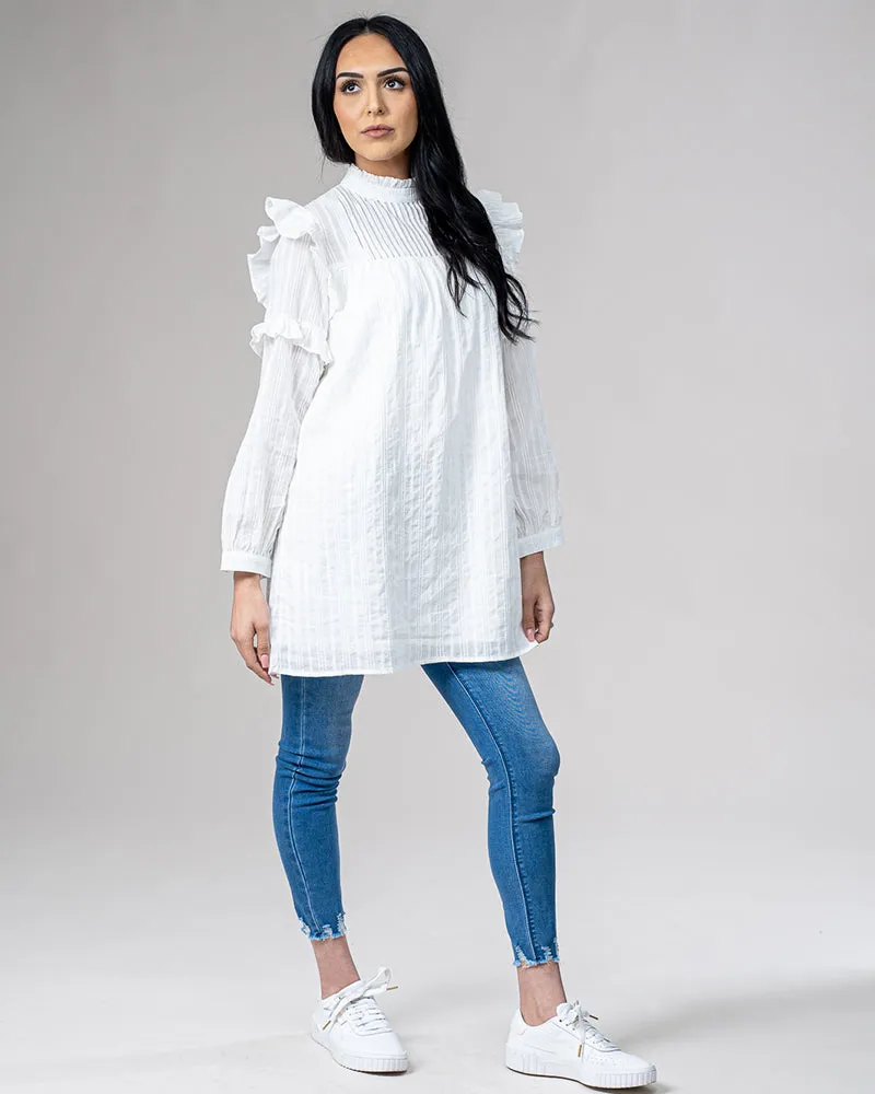 Pleat Lady Blouse