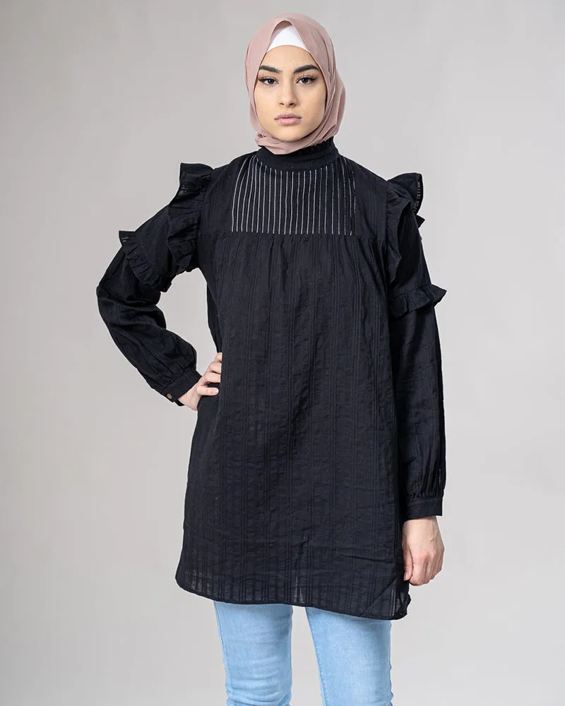 Pleat Lady Blouse
