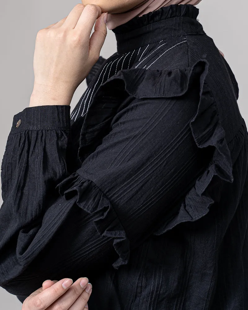 Pleat Lady Blouse