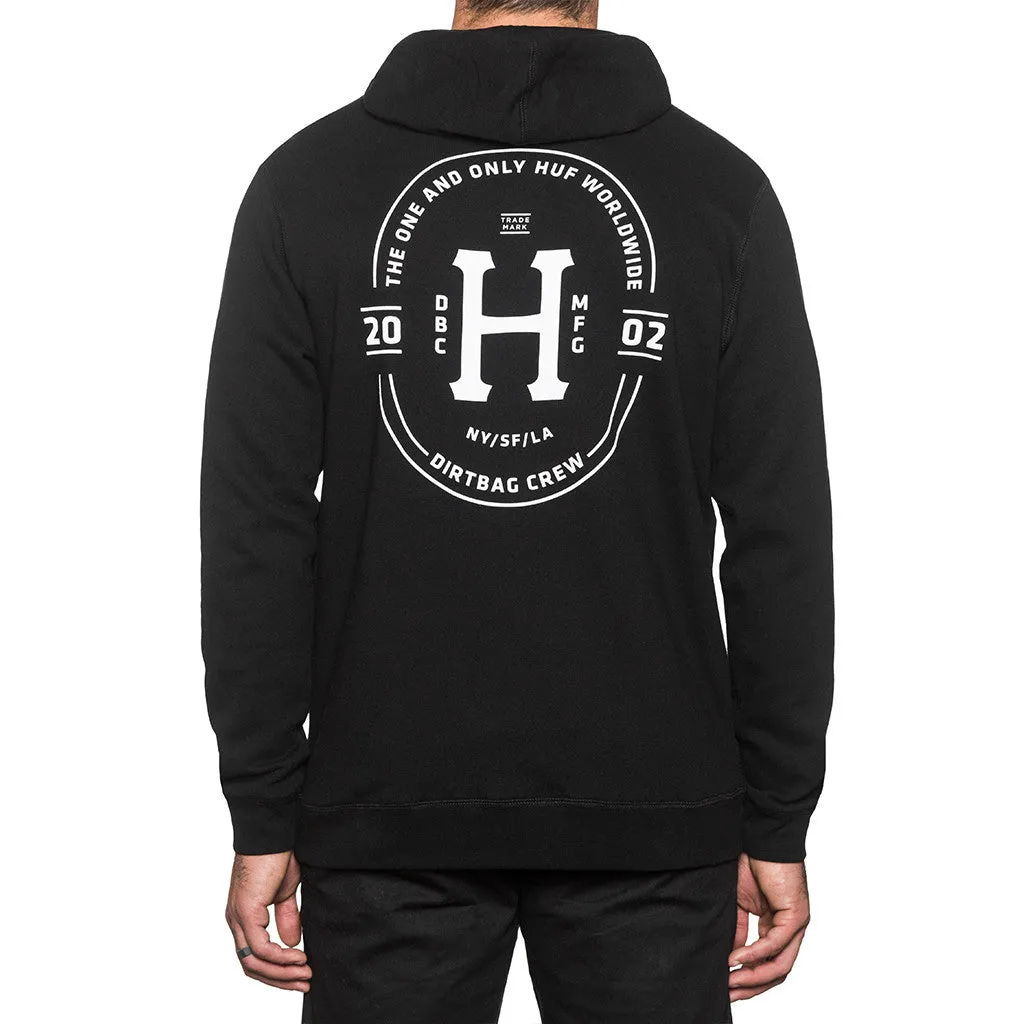 PRESIDENTE PULLOVER HOODIE // BLACK