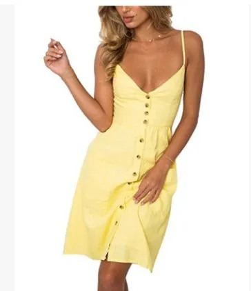 Printed strap dress