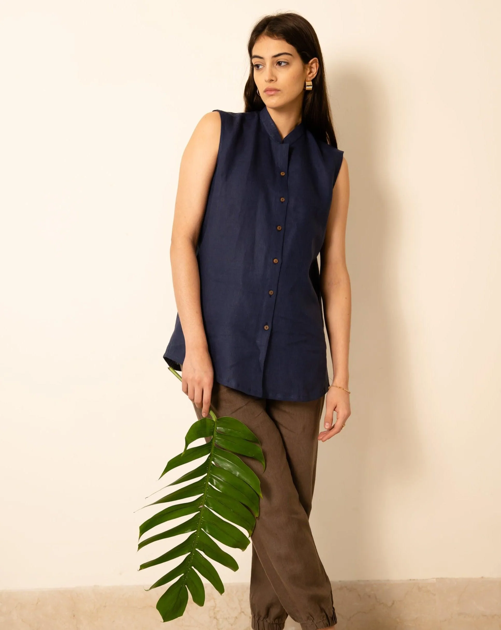 Pure Linen Shirt for Women SASHA