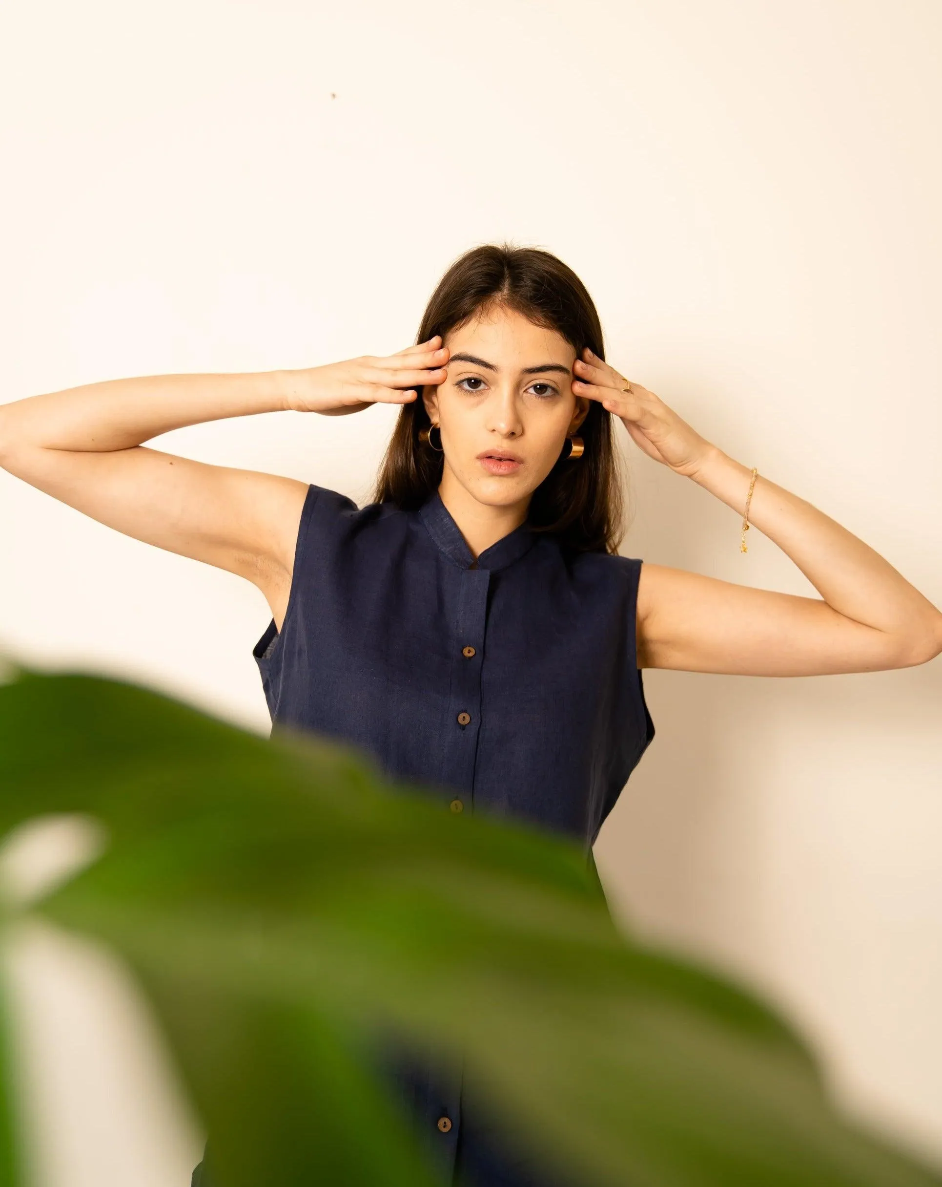 Pure Linen Shirt for Women SASHA