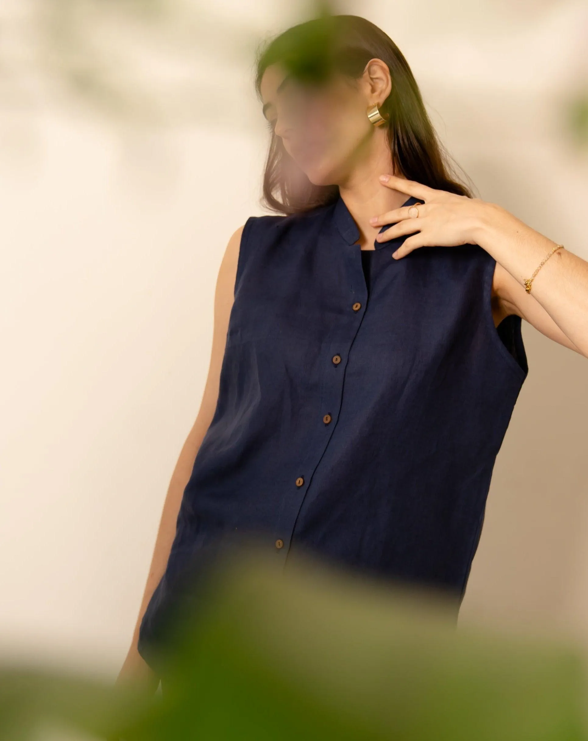Pure Linen Shirt for Women SASHA