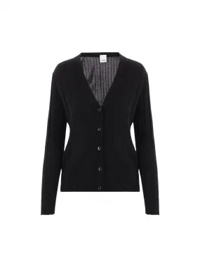 Ribbed Wool Cardigan
