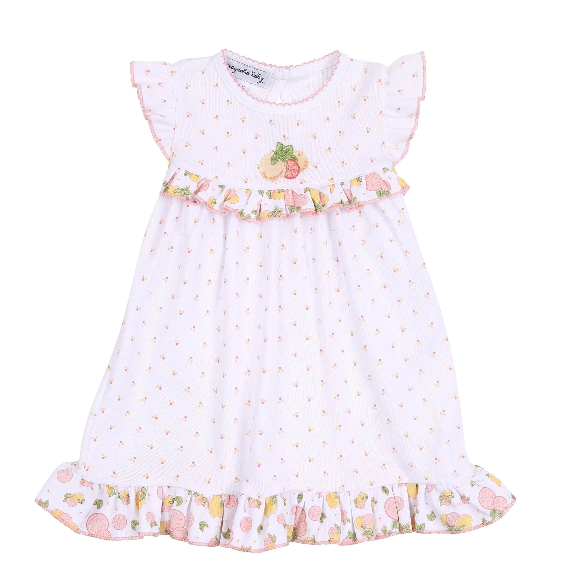 Ruby Red Embroidered Dress