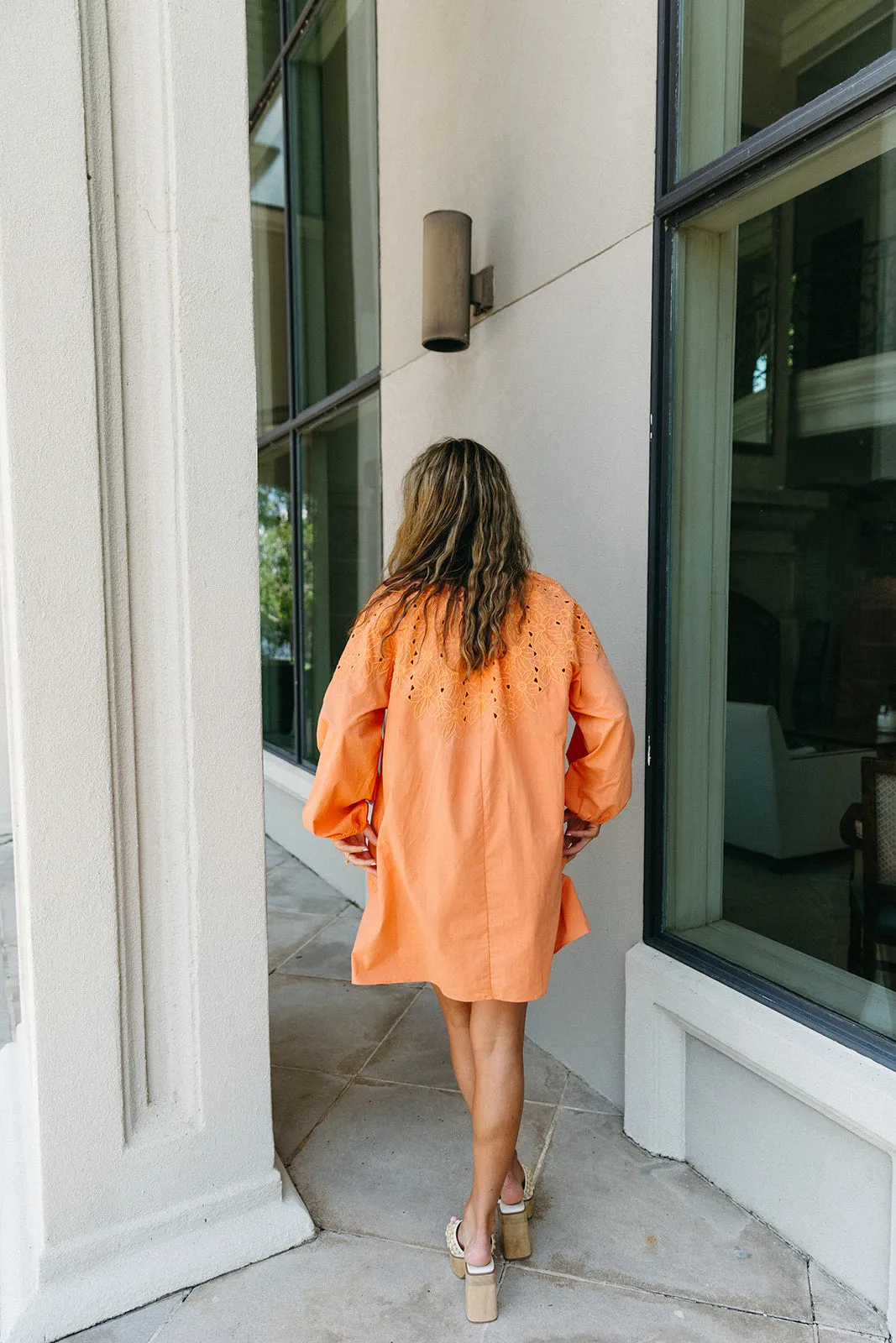 Samantha Mini Dress - Salmon