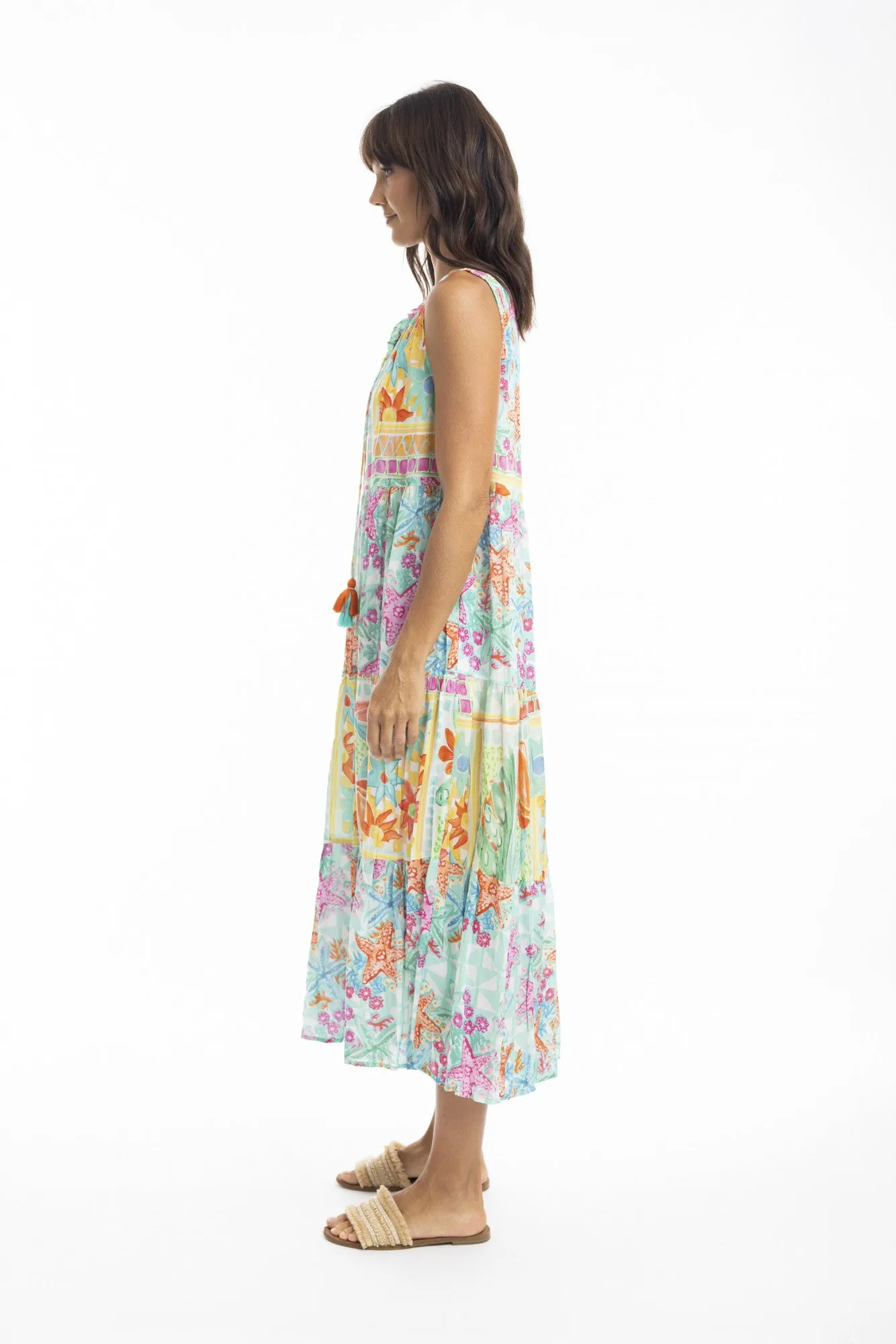 Sandy Dress Midi Sleeveless
