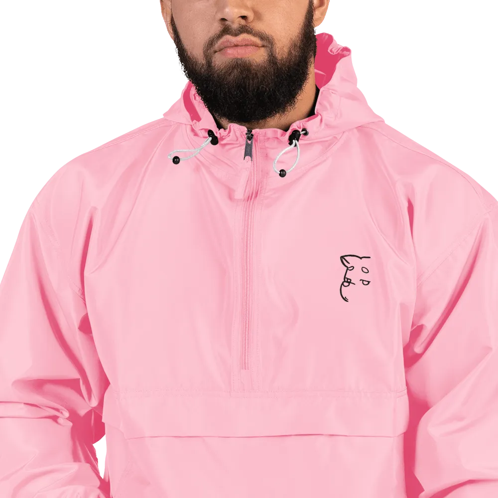 'Simply Barker' Embroidered Champion Packable Jacket