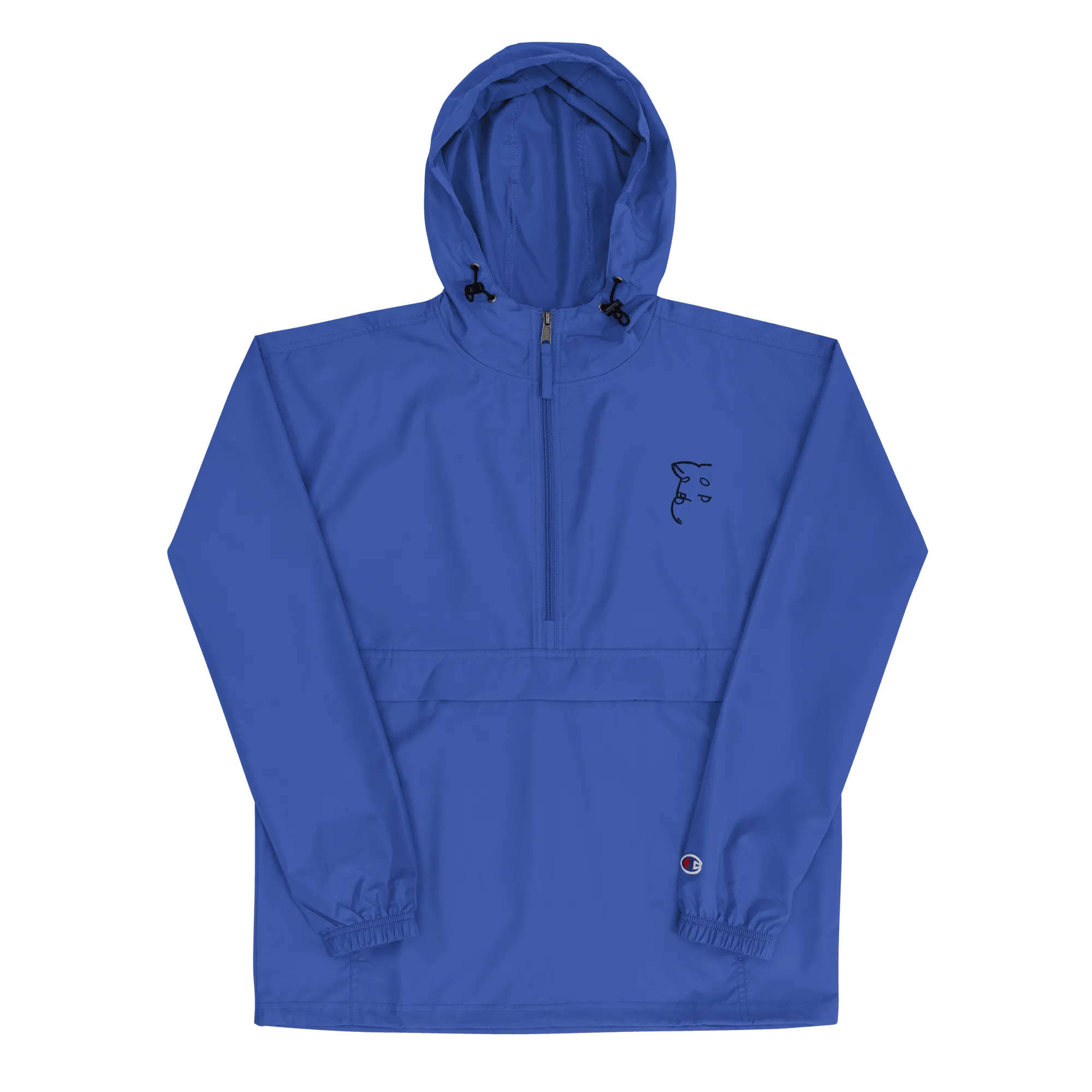 'Simply Barker' Embroidered Champion Packable Jacket