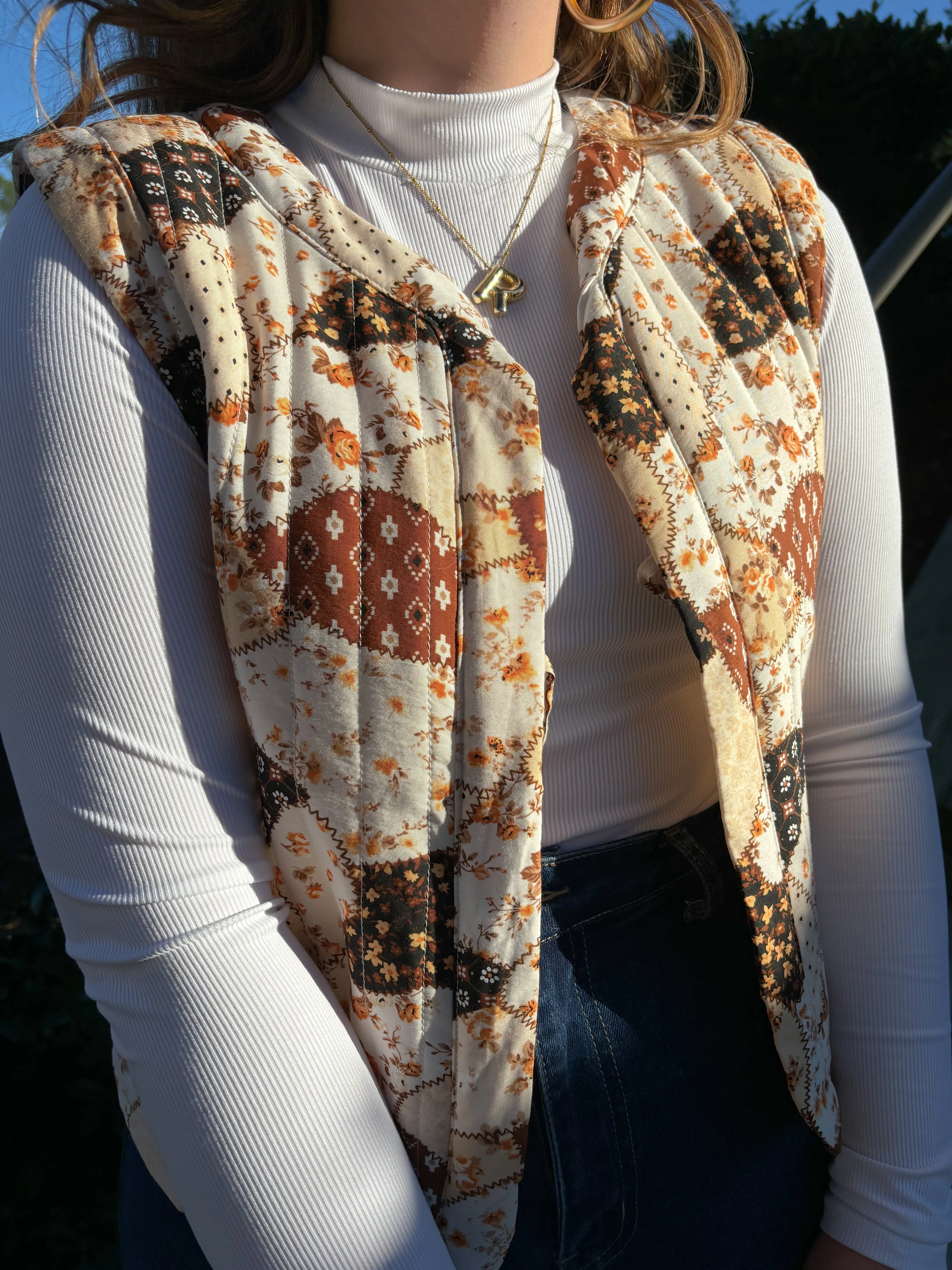 Stitched Up Quilted Vest