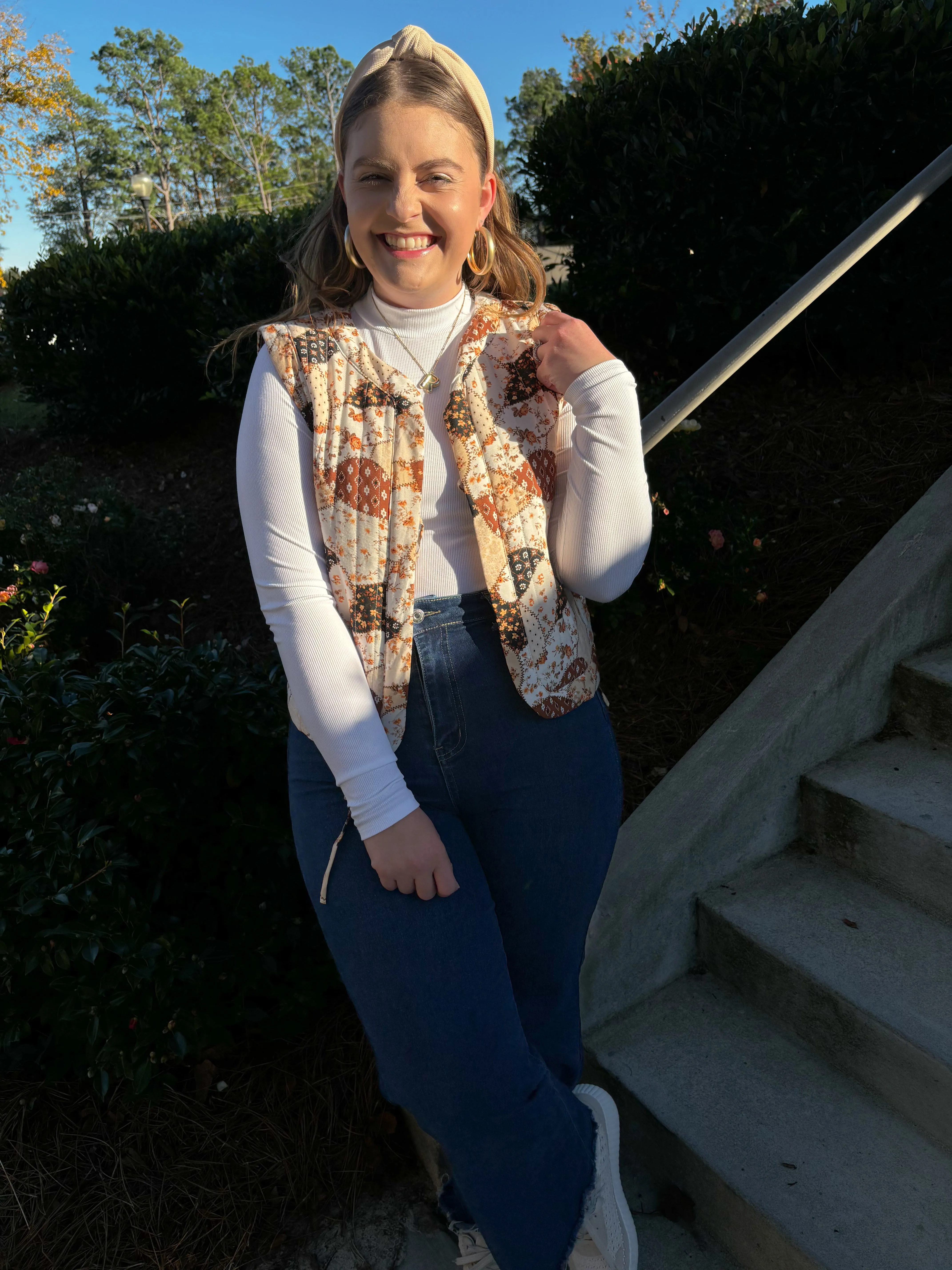 Stitched Up Quilted Vest