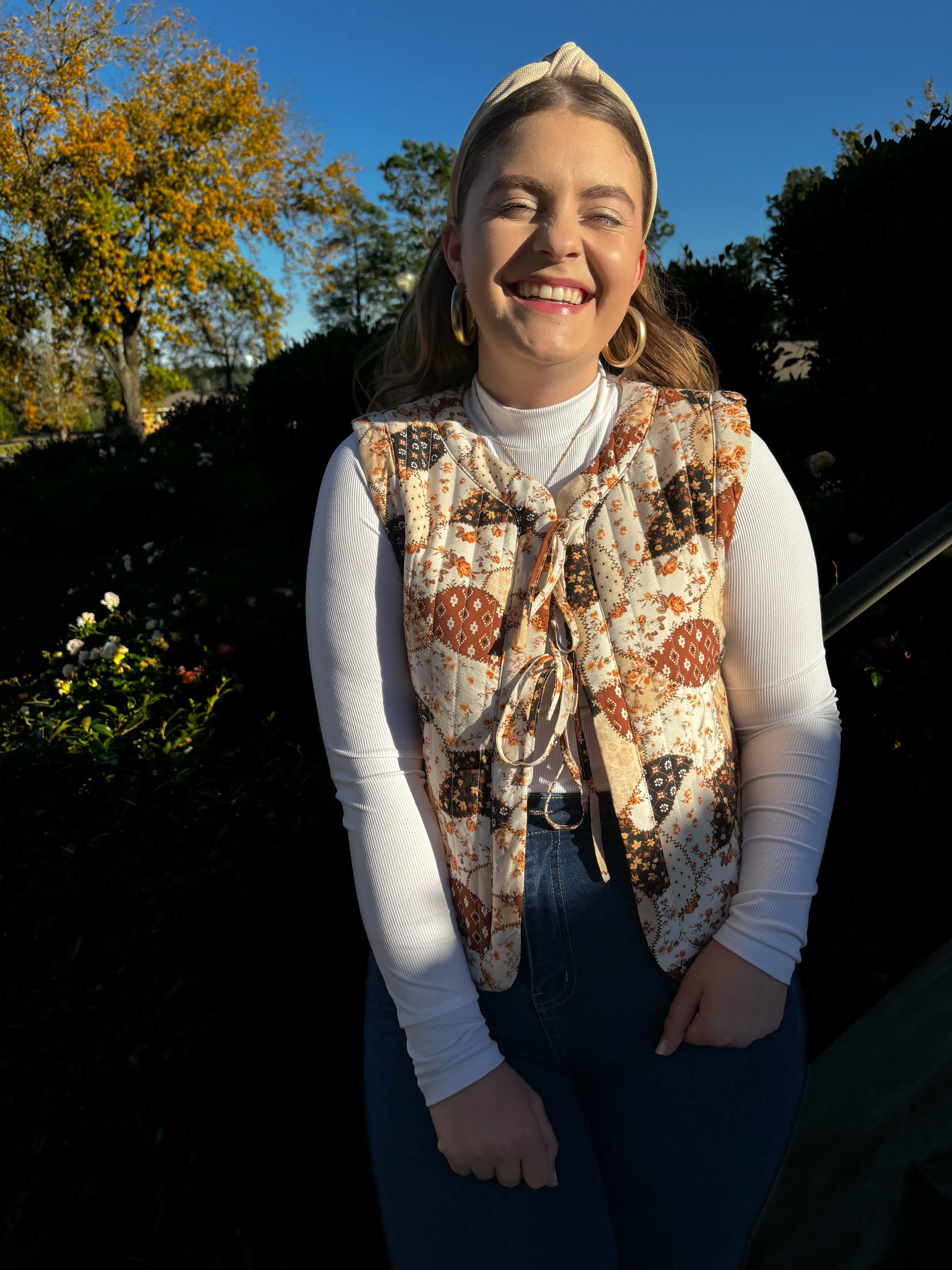 Stitched Up Quilted Vest
