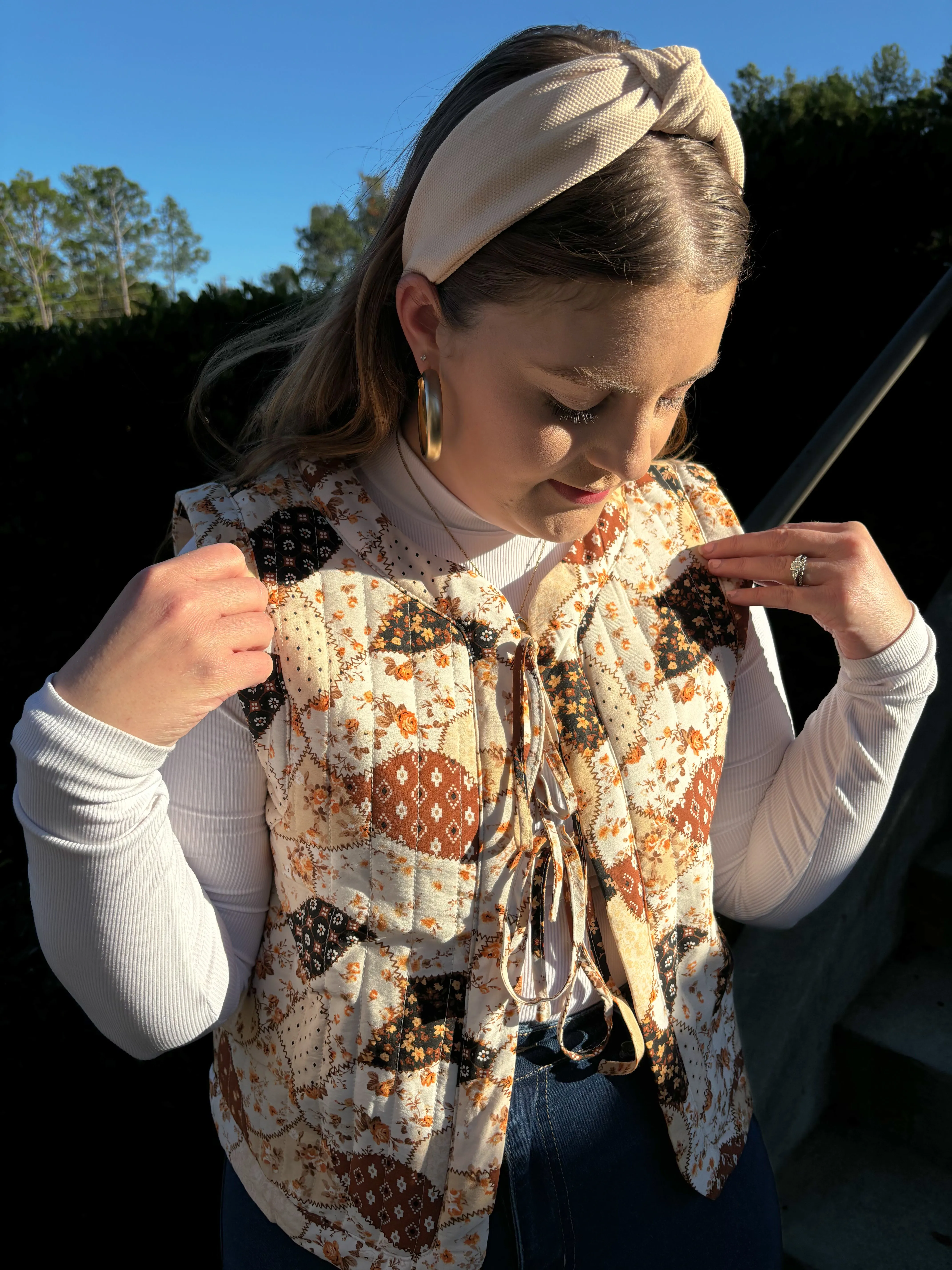 Stitched Up Quilted Vest