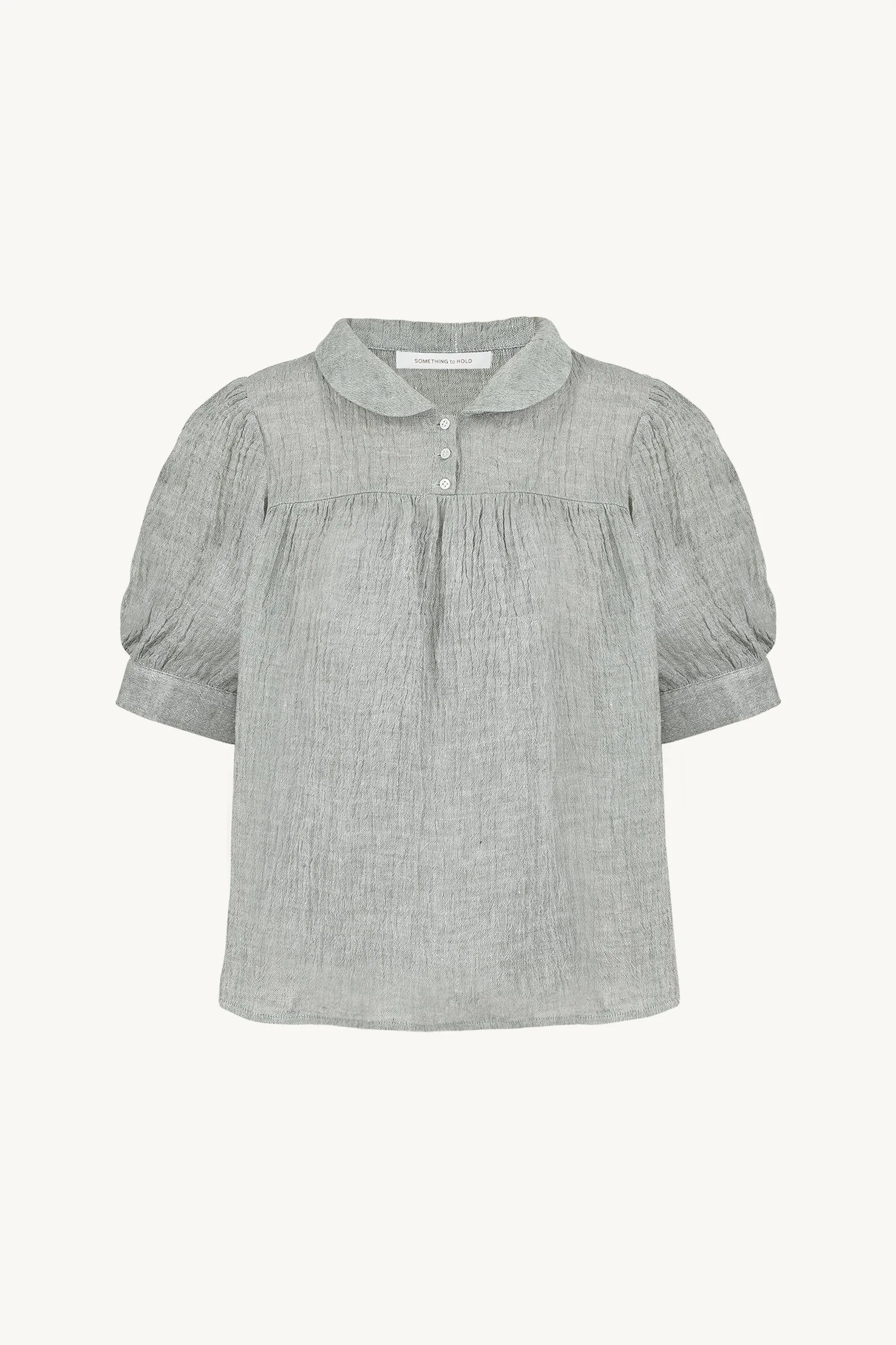 Suzette Blouse -- Crinkled French Linen