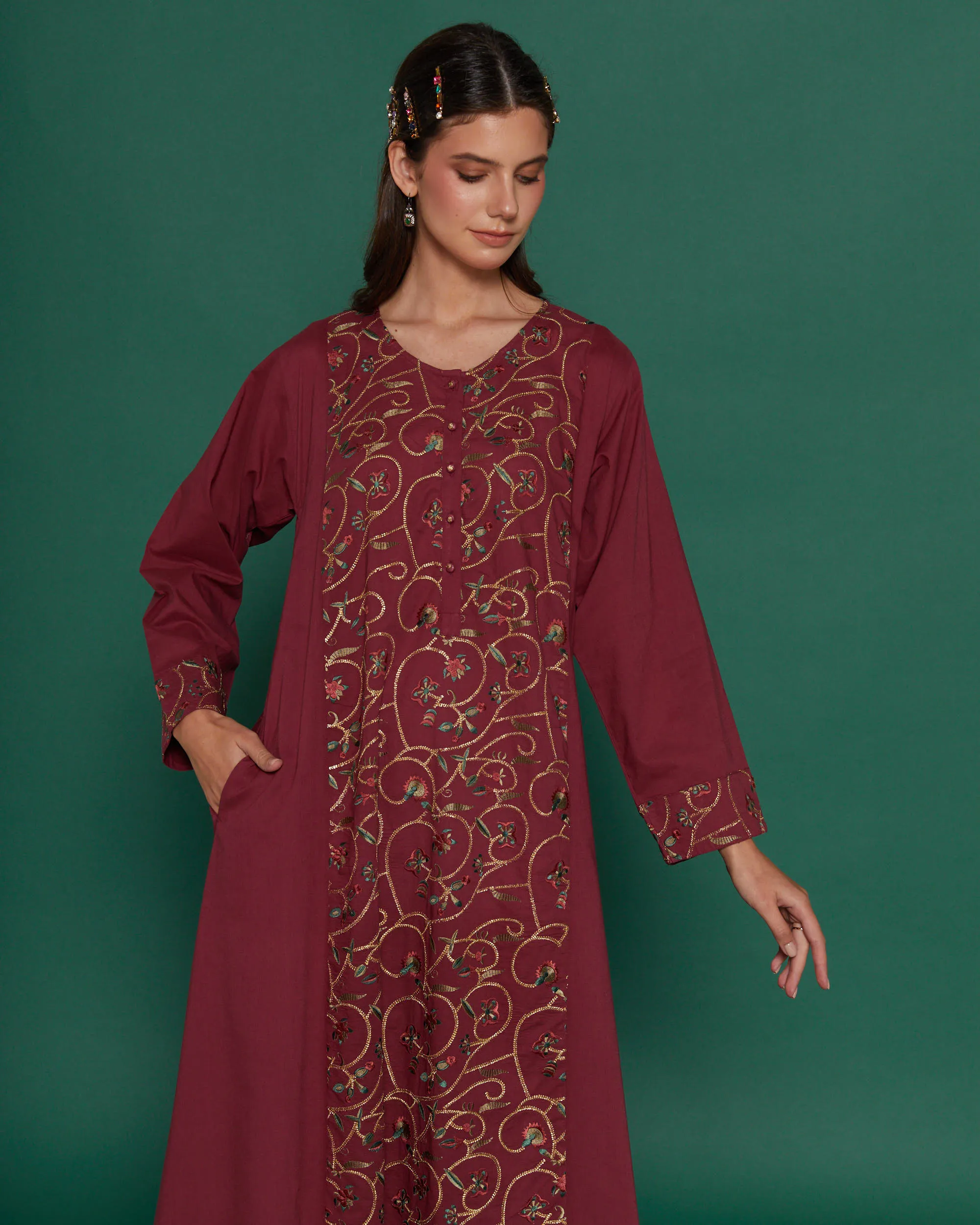 Tamora Amethyst Kaftan