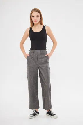 Textured Solid Slim Fit Trouser